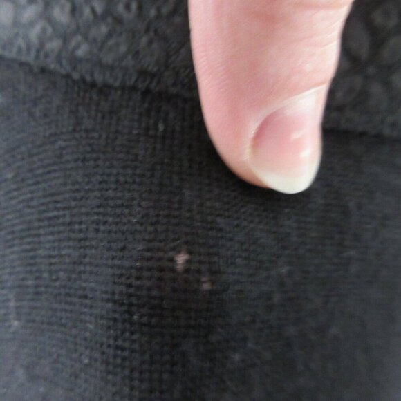 Club Monaco Womens Sleeveless Top Black Wool Textured Luxury Blouse S 112 - Picture 9 of 12